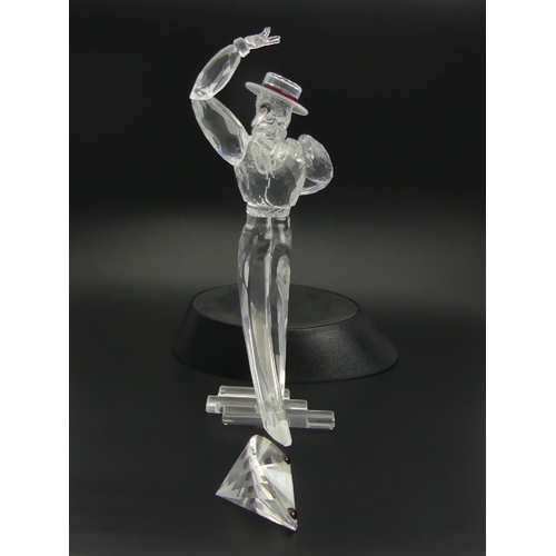 273 - Swarovski Collectors Society Magic of Dance Antonio 2003, with stand and name plaque, all boxed, 21c... 