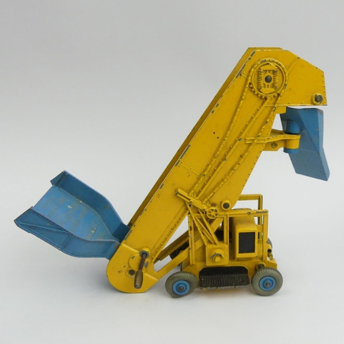 309 - Dinky Toys 564 elevator loader and an old tin plate toy typewriter. UK Postage £16