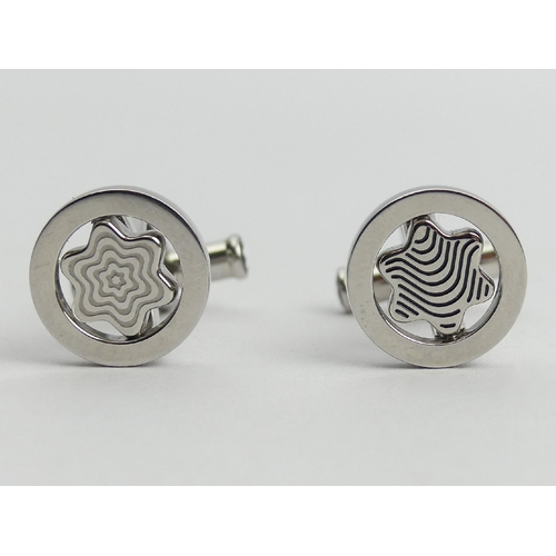 151 - Mont Blanc boxed pair of cufflinks 