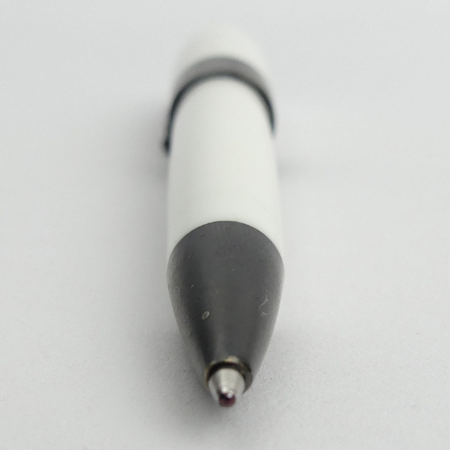 153 - Montegrappa Fortuna white resin and Ruthenium rollerball pen, boxed, 13.5cm. UK Postage £12.