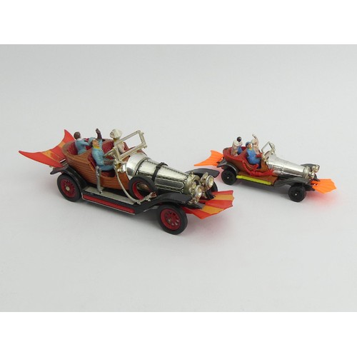 311 - Corgi diecast model of Chitty Chitty Bang Bang and a Corgi Junior models example. UK Postage £12.