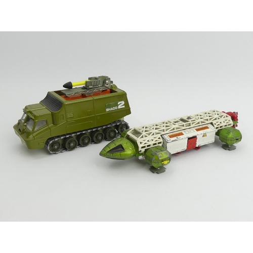 302 - Dinky UFO Shado 2 missile launcher and an Eagle. UK Postage £12.