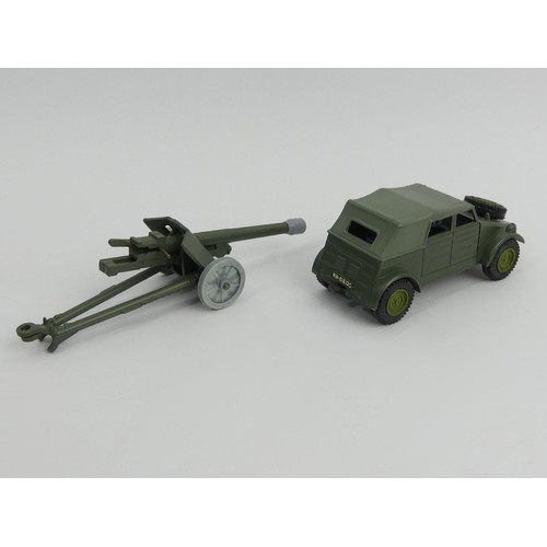 303 - Dinky 617 Volkswagen KDF and 50mm P.A.K. Anti-Tank gun with ammo. UK Postage £12.