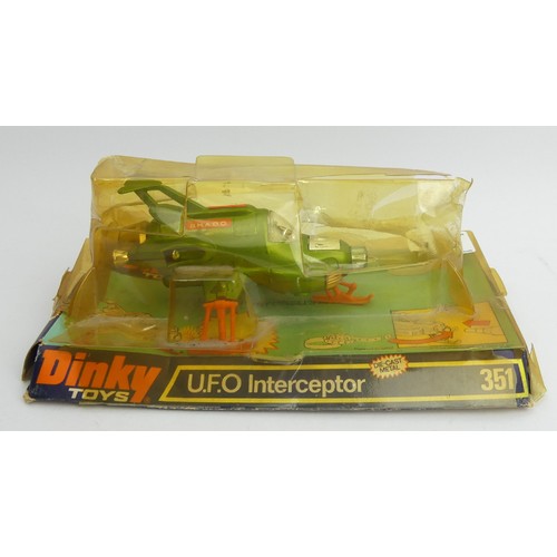 319 - Dinky UFO Interceptor 351. UK Postage £12.