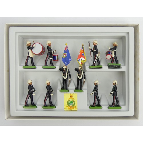 322 - Britains Royal Marines diecast soldiers, boxed. UK Postage £12.