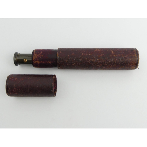 214 - Negretti & Zambra officers level sight with case, C1900, 16cm. UK Postage £12.