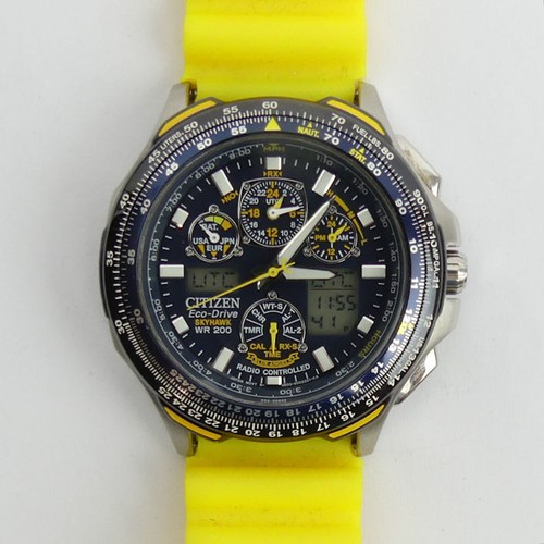 Citizen eco drive skyhawk wr200 blue angels best sale