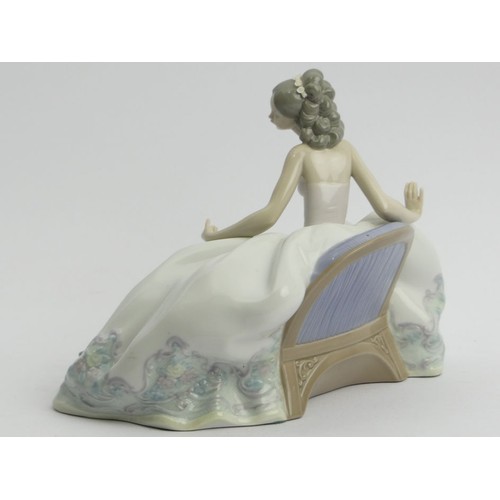 310 - Lladro porcelain figurine 5859 'At the Ball', 16cm. UK Postage £12.