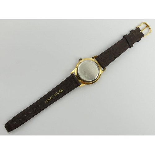 140 - Montine of Switzerland gold plated 17 jewel manual wind gents watch, 36mm inc. crown. UK Postage £12... 