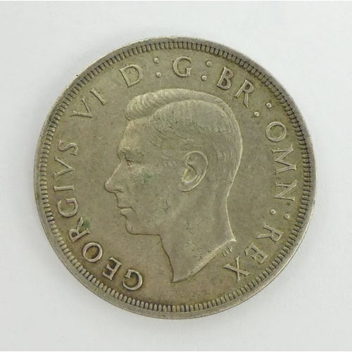 213 - George VI 1937 silver crown.