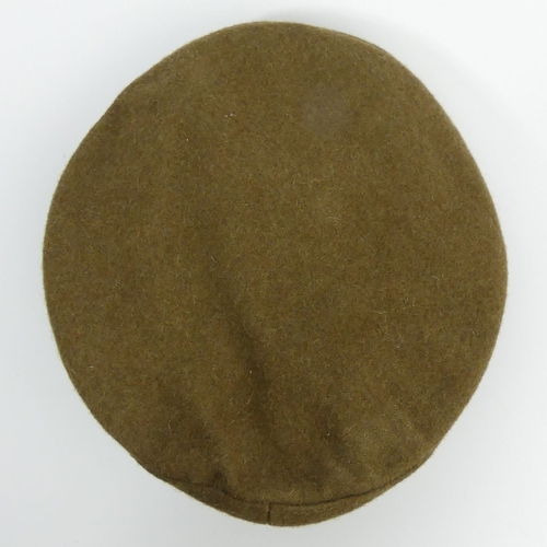 270 - World War I type 1917 71/4 Trench Cap, East Yorkshire regiment. UK Postage £12.