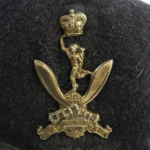 273 - Blue Beret British Army Gurkha cap badge. UK Postage £12.