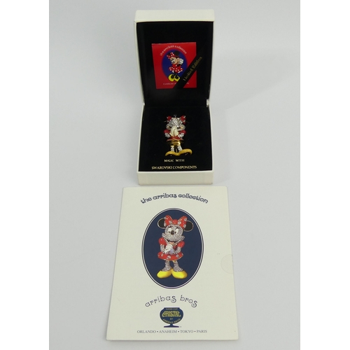 363 - Swarovski Arribas Minnie Mouse figure, 6cm. UK Postage £12.