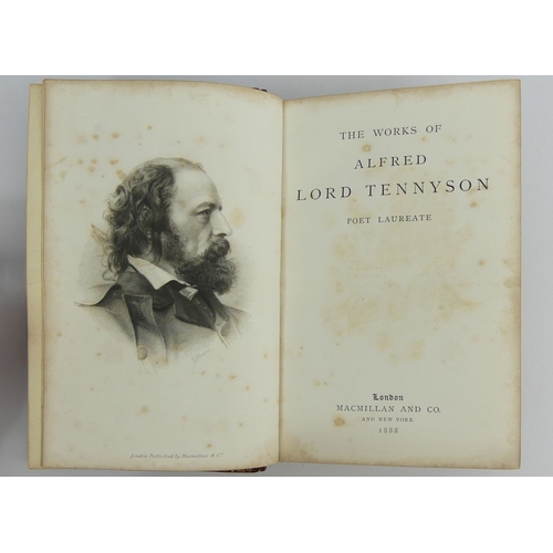 397 - Mrs Beetons Household Management, a leather bound copy of Tennyson's works, Eyes and No Eyes by Arab... 