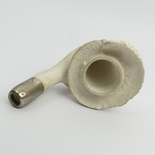 402 - Gambier clay pipe Paris No 1668, advertising Fort Carre Beer, French C1930. UK Postage £12.