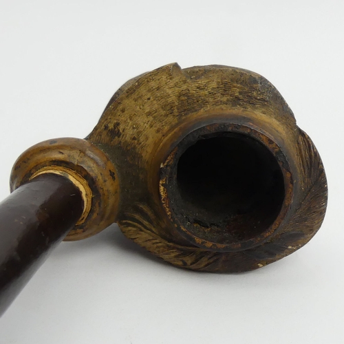 410 - Gambier Paris head of Rubens No 436, cherry wood mouthpiece,
Length 21cm. UK Postage £12