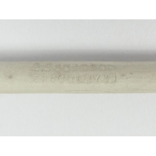 412 - Four late 19th century Churchwarden clay pipes made by Southhorn clay pipe manufacturers of Brosley ... 