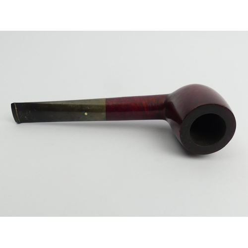 414 - A 1955 Dunhill 4A Bruyere, billiard shape, lightly smoked. UK Postage £12.