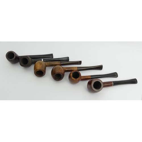 424 - Six vintage 1980’s pre-smoked medium size briar pipes, all in good condition.
UK Postage £12