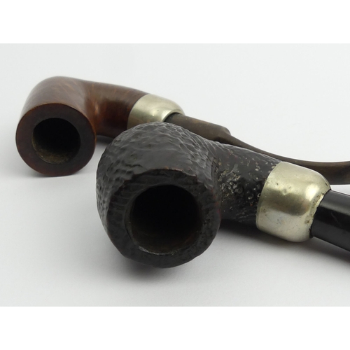 427 - Two 1970’s Kapp & Peterson Dublin pipes, a Peterson system standard 307 sandblast and a Peterson sys... 