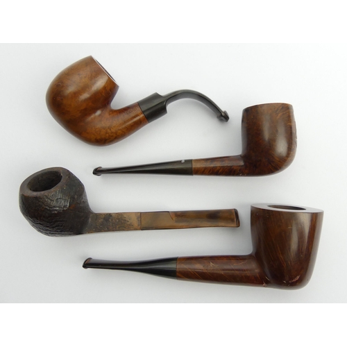 428 - Four C.1980’s vintage pre-smoked large size briar pipes, all in good condition. 
UK Postage £12