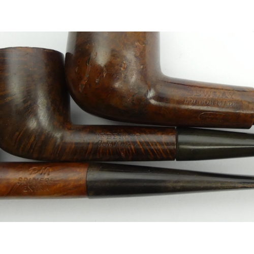 431 - Twelve vintage pre-smoked medium size briar pipes, all in reasonable condition.
UK Postage £12.