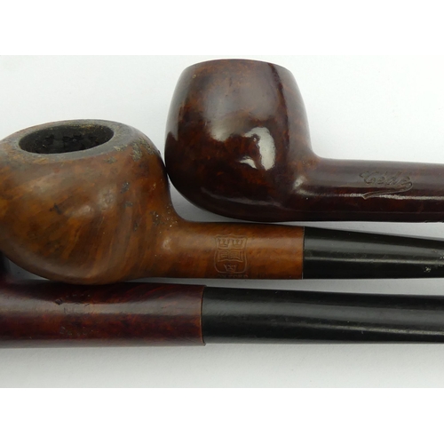 431 - Twelve vintage pre-smoked medium size briar pipes, all in reasonable condition.
UK Postage £12.