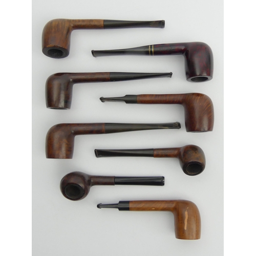 433 - Eight vintage pre-smoked medium size briar pipes all in reasonable condition.
UK Postage £12.