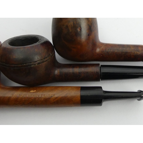 433 - Eight vintage pre-smoked medium size briar pipes all in reasonable condition.
UK Postage £12.