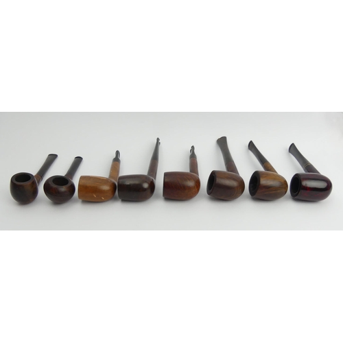 433 - Eight vintage pre-smoked medium size briar pipes all in reasonable condition.
UK Postage £12.