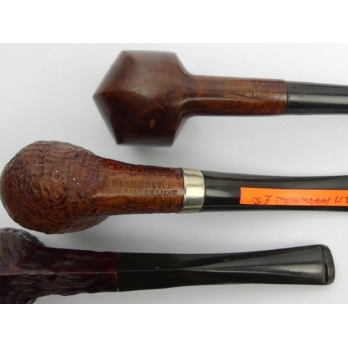 434 - 10 Vintage pre-smoked medium size briar pipes, all in reasonable condition.
UK Postage £12