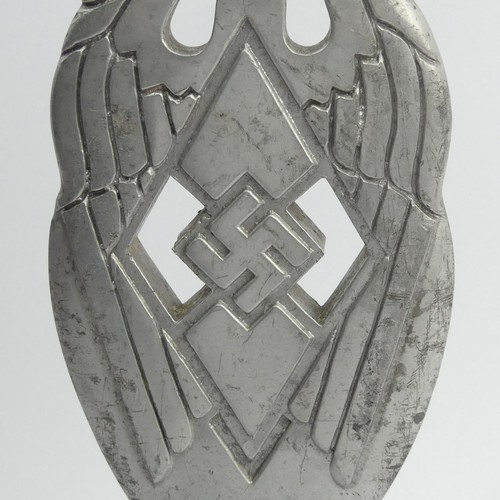 260A - Interesting Third Reich Hitler Youth Eagle Type Flag Pole Top, good example of a scarce aluminium Hi... 