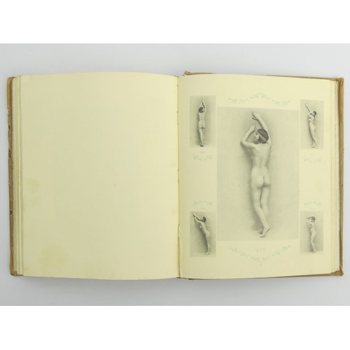 375A - Six Hundred Studies of the Nude black and white illustrated book from the early 20th century. UK Pos... 