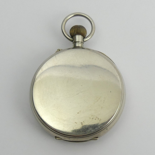 130C - J.C. Vickery 8 day movement oversize pocket watch, 56mm x 93mm.