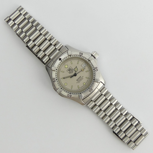 166A - Tag Heuer stainless steel 2000 professional date adjust quartz watch, 37mm inc. button.
Condition Re... 