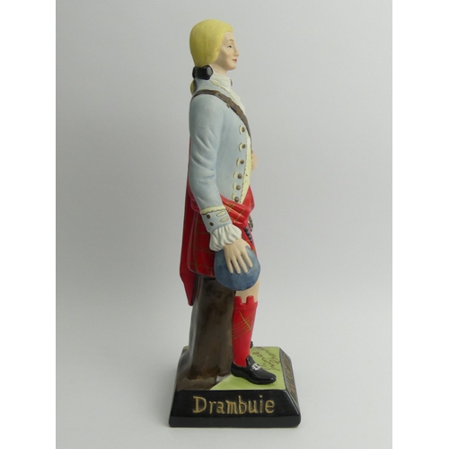 340 - Bisque porcelain, Drambuie advertising figure of Prince Charlie, 34cm.