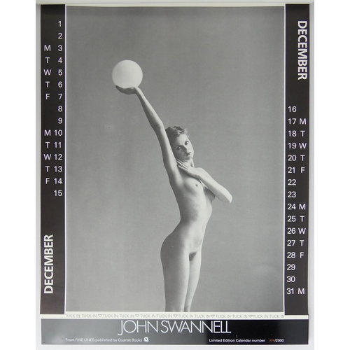 446 - Signed 1984 John Swannell limited edition calendar no 139/1000.