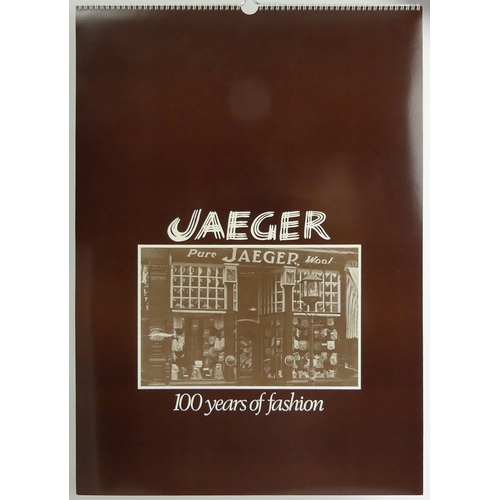 447 - Jaeger 100 Years of Fashion calendar 1984.