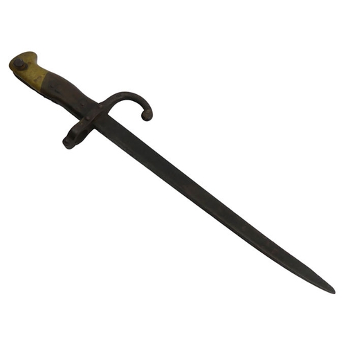 227 - French short Gras rifle bayonet, 42.5cm.