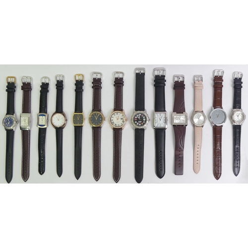 135 - A collection of 28 gents watches, including Accurist and Sekonda.
Condition Report: All working.