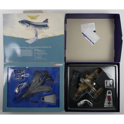 358 - Two boxed Corgi diecast Aviation Archive AA38406 Brtistol Blenheim MKI and AA32304 English Electric ... 