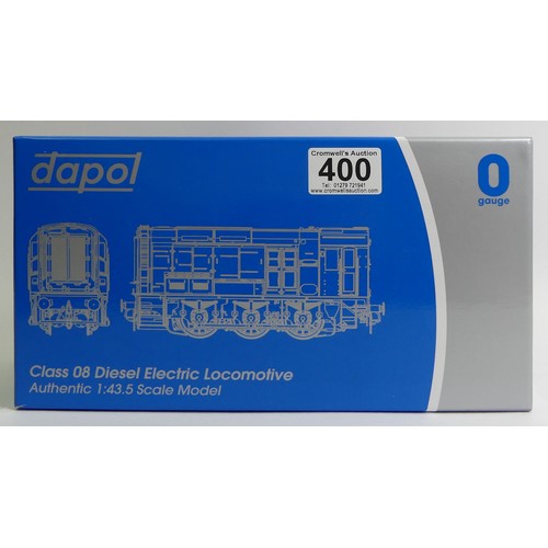 400 - 0 gauge Dapol, 7D-008-000 D3043 BR green, late crest no wing panels, diesel electric locomotive, 1:4... 