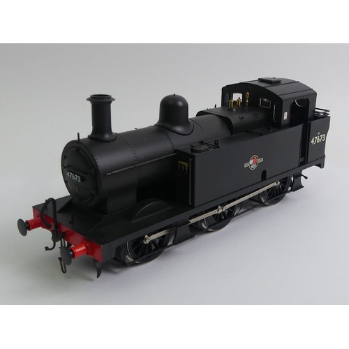 401 - 0 gauge Dapol, Jinty 3F 0-6-0 47673 BR late crest, Fowler Locomotive 1:43.5 scale, boxed.