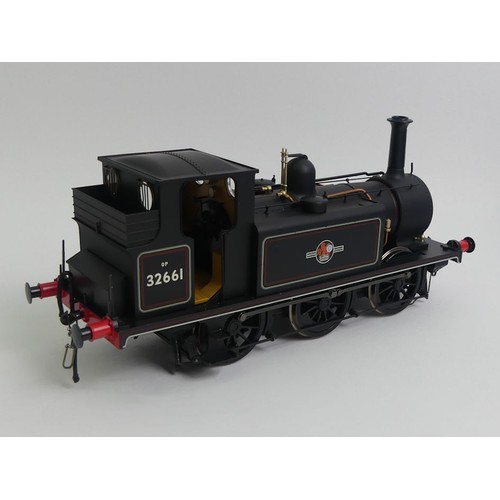 408 - 0 gauge Dapol 7S-010-002 Terrier A1X 32661 BR Black late crest, Tank Locomotive, 1:43.5 scale model,... 