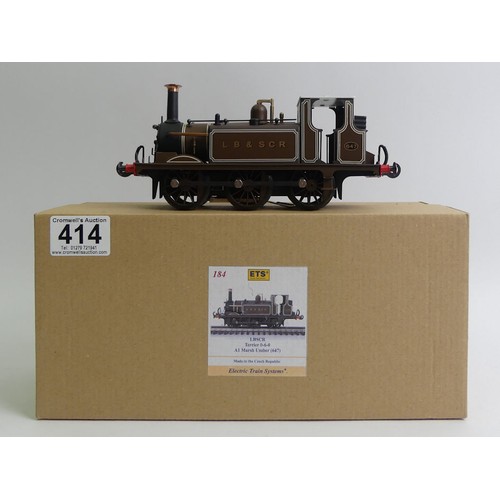 414 - ETS LBSCR Terrier 0-6-0 A1 Marsh Umber (647) locomotive, boxed.