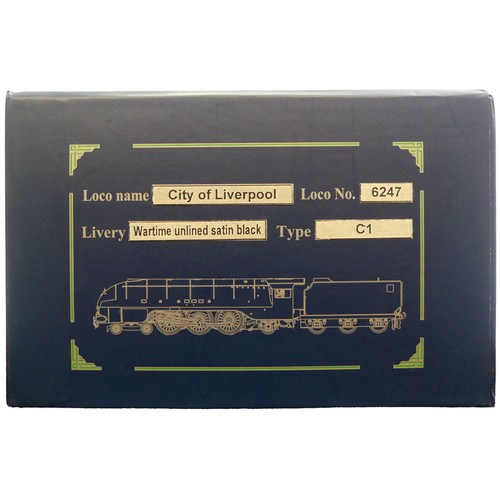 425 - Ace trains 0 gauge 4-6-2 Coronation Pacific locomotive and tender, 'City of Liverpool' 6247. boxed.