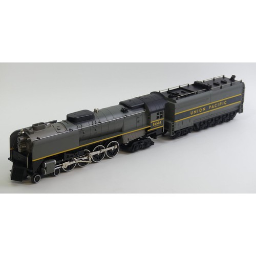 426 - Rail King 0 gauge 4-8-4 FEF Northern Steamer by MTH electric trains with whistle, boxed.