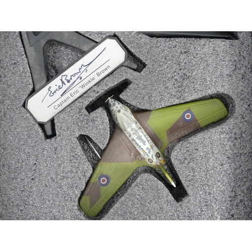 427 - An Oxford diecast Messerschmitt Me163B Komet VF 241 Captain Eric 