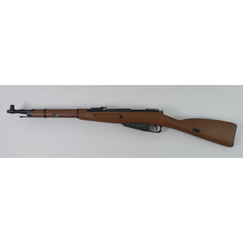 207 - Win Gun, Mosin Nagant CO2 bolt action rifle, .177 Cal. boxed with instructions and accessories. L102... 