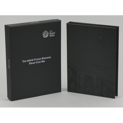 156 - The Royal Mint 2012 United Kingdom Proof Deluxe coin set.